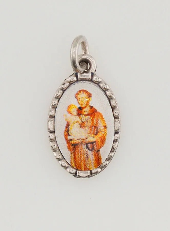 Medaille mit Gedrehtem Rand 15mm – Heiliger Benedikt (pic 1)