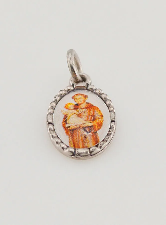Medaille mit Gedrehtem Rand 15mm – Heiliger Benedikt (pic 2)