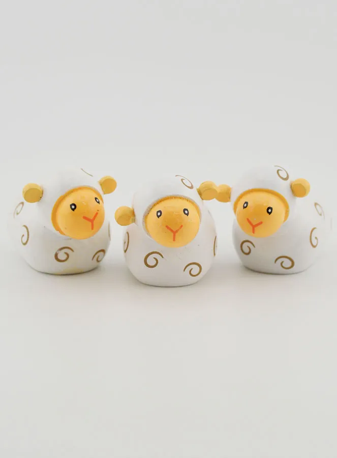 Weihnachtskrippe mit 3 Schafen – 5cm (pic 1)