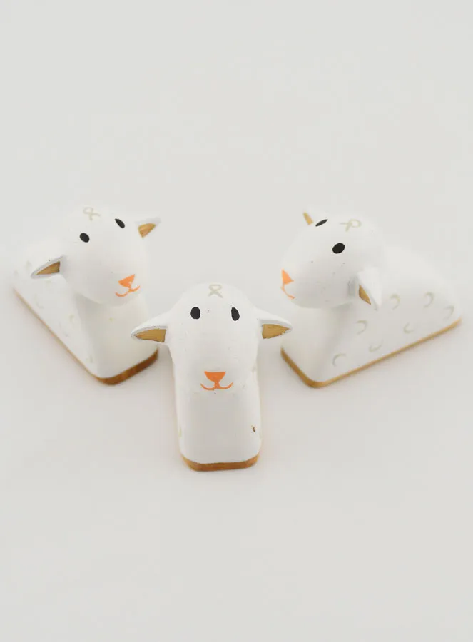 Weihnachtskrippe – 3 Schafe 4cm (pic 4)