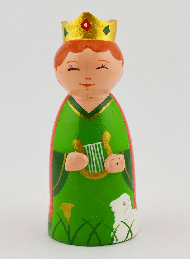 Holzfigur – König David (pic 1)