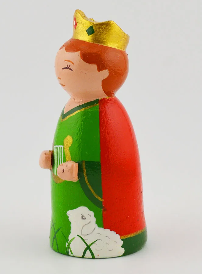 Holzfigur – König David (pic 2)