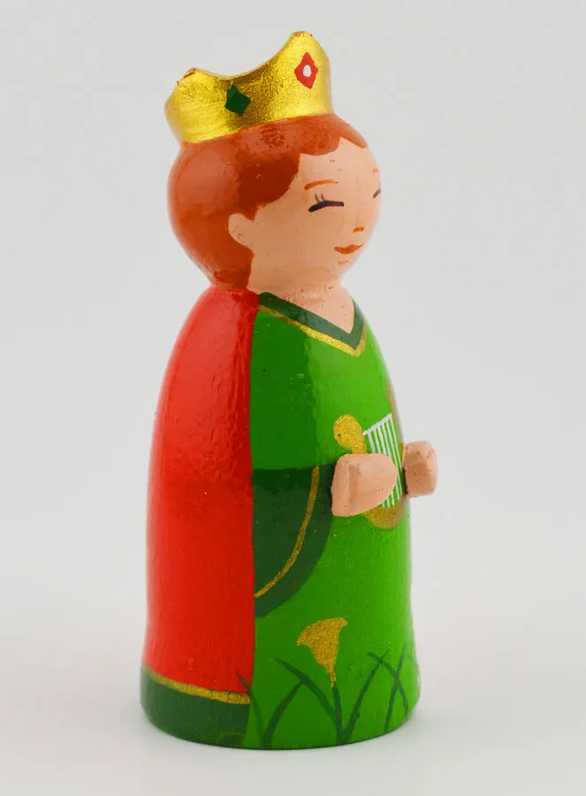 Holzfigur – König David (pic 3)