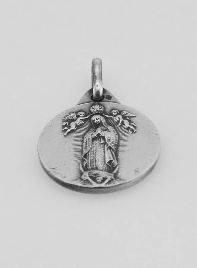 Silberne Medaille Madonna von Guadalupe (pic 2)