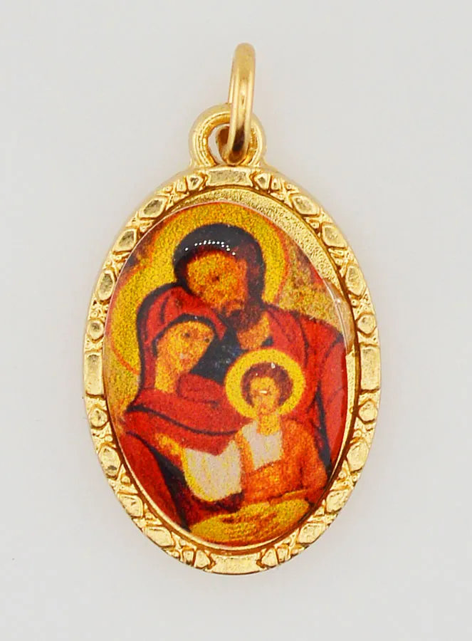 Anhänger mit Gedrehtem Rand 25mm – Heilige Familie (pic 1)