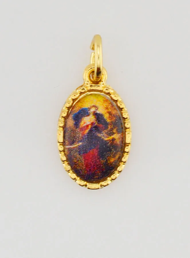 Medaille mit Gedrehtem Rand 15mm – Maria Knotenlöserin (pic 1)