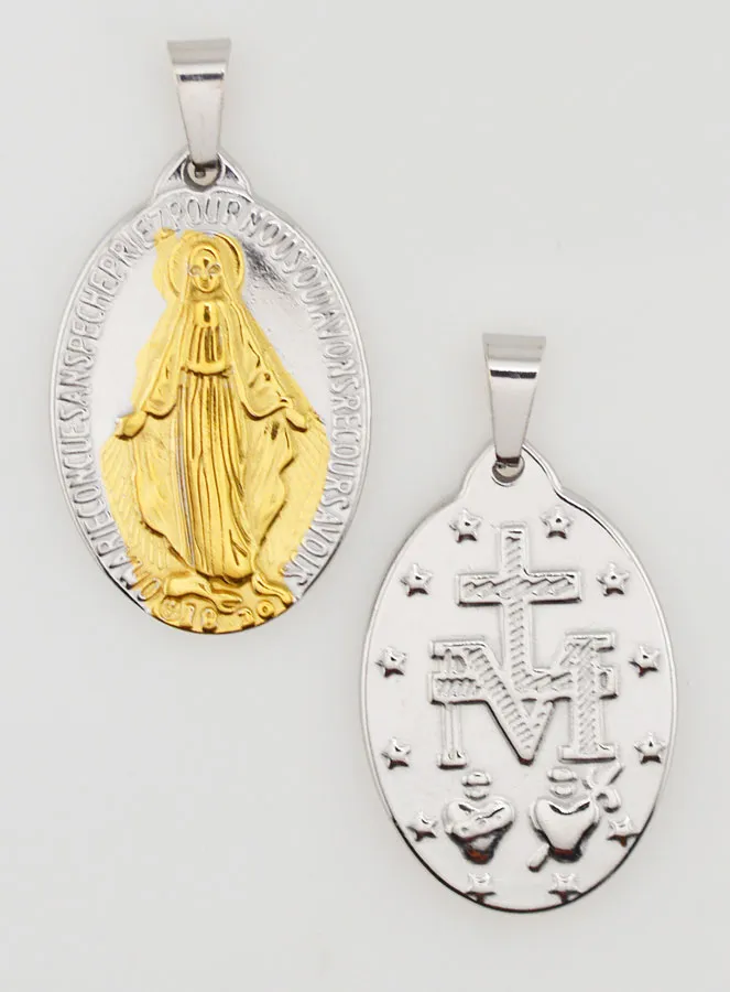 Zweifarbige Wundertätige Medaille – 27mm (pic 3)
