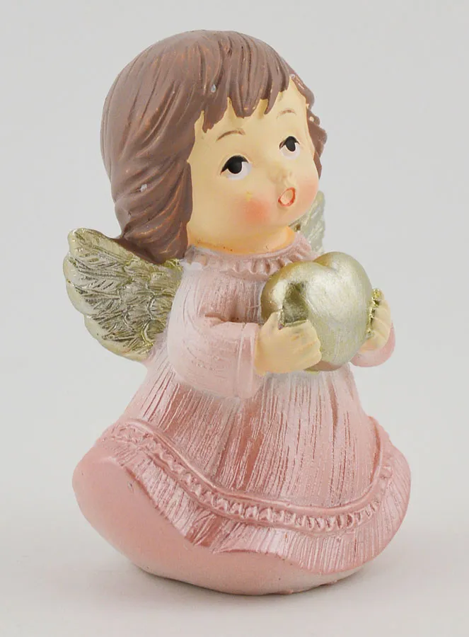 Weihnachtsengel – Rosa und Silber (pic 3)