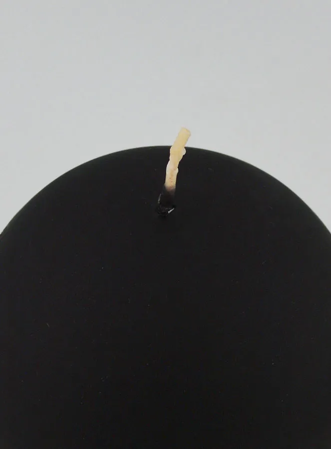 Dekokerze Kugel 8cm – Matt Schwarz (pic 4)