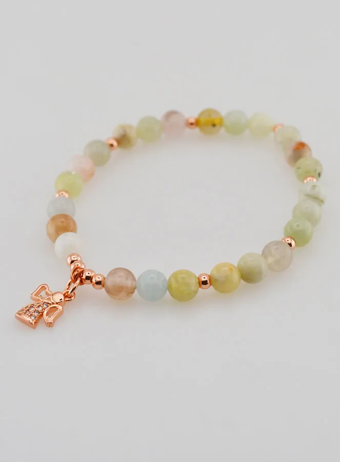 Religiöses Armband – Schutzengel und Morganit (pic 3)