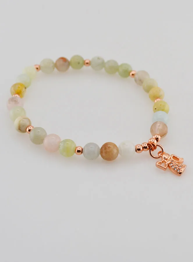 Religiöses Armband – Schutzengel und Morganit (pic 4)