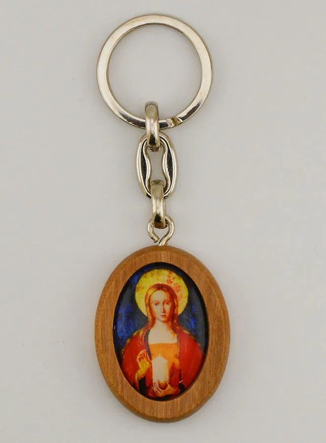 Schlüsselanhänger H. Maria Magdalena und H. Christophorus (pic 1)