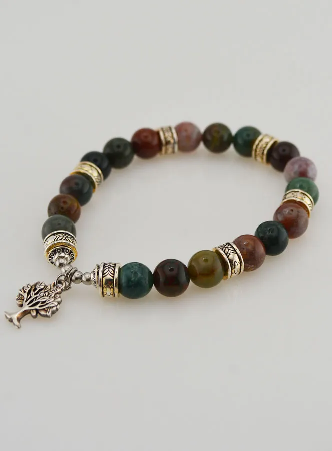 Armband aus Indischem Achat und Baum des Lebens (pic 4)