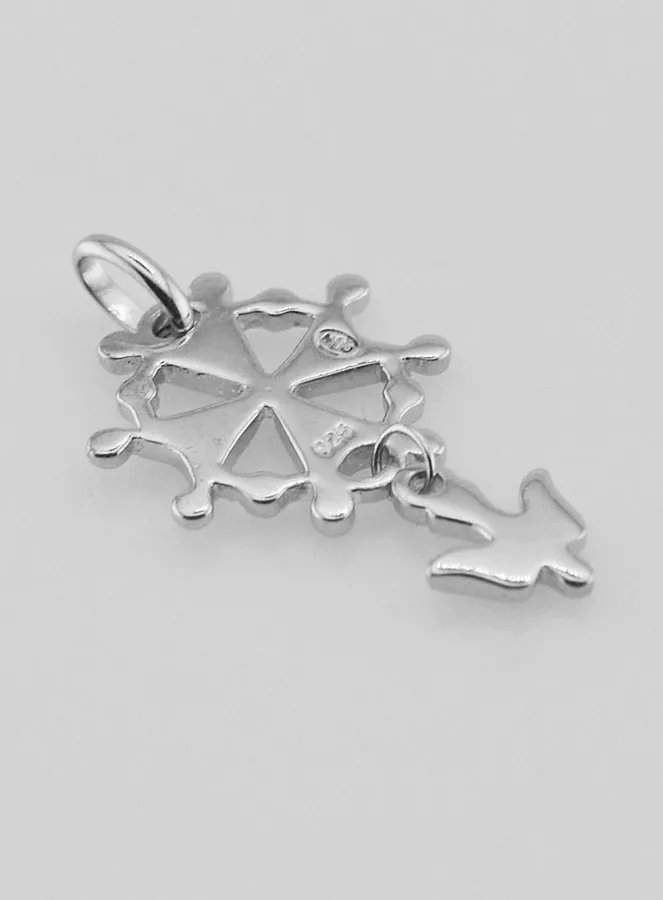 Anhänger Hugenottenkreuz des Heiligen Geistes – Silber (pic 4)