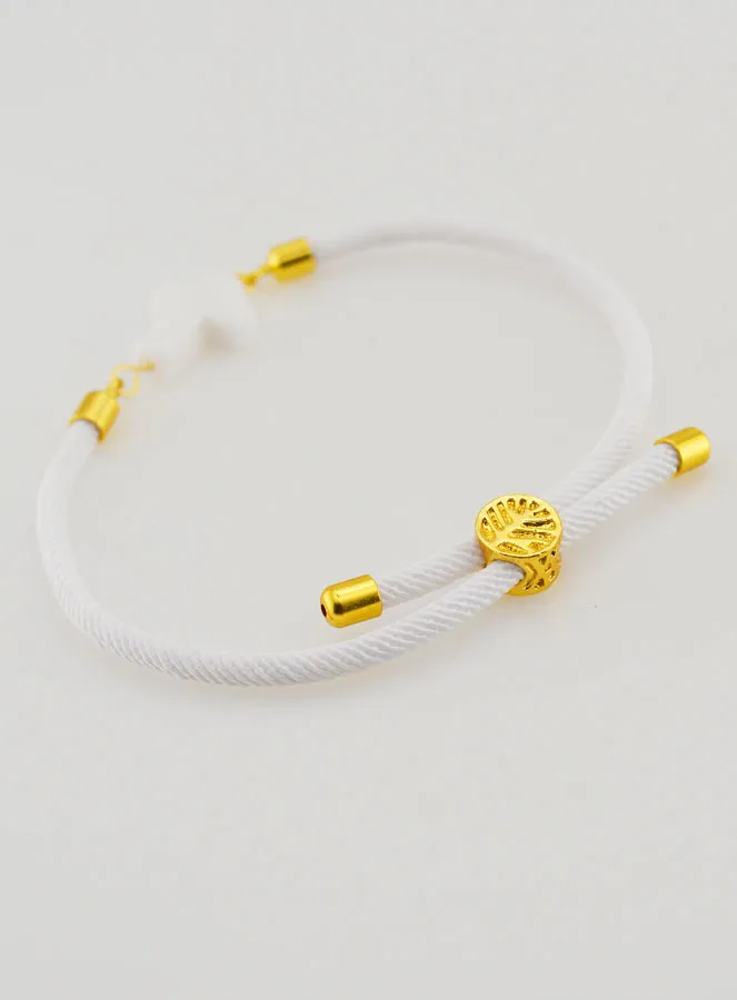 Religiöses Armband mit Kreuz – Weiß (pic 4)