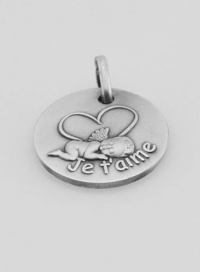 Silberne Taufmedaille – Je t'aime (pic 2)