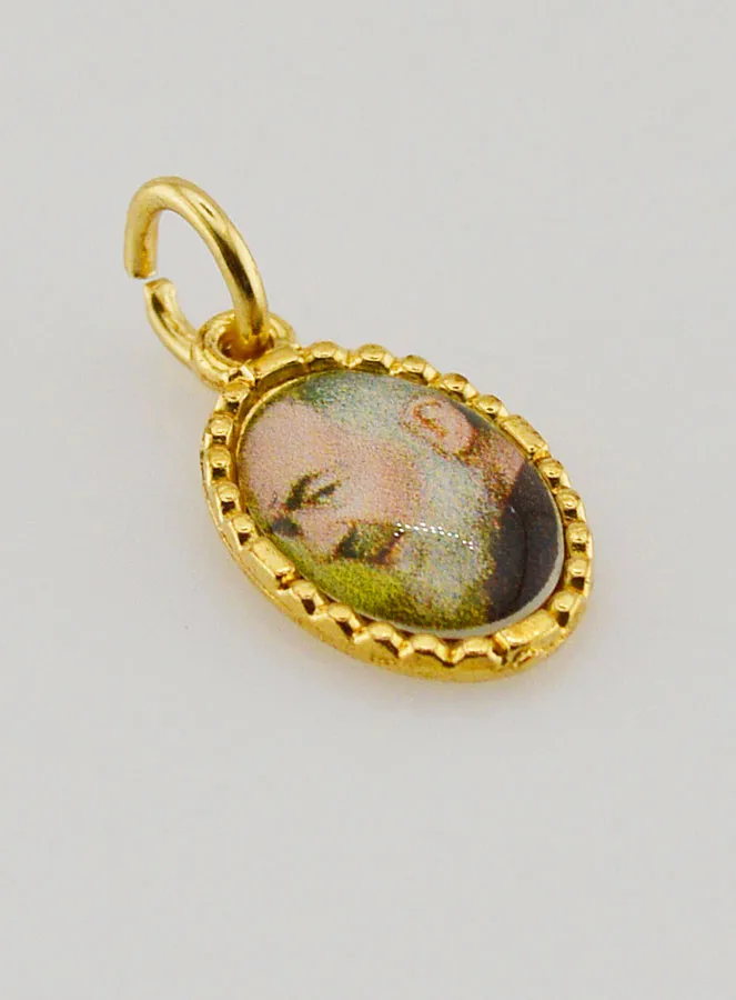Medaille mit Gedrehtem Rand 1mm – Padre Pio (pic 3)