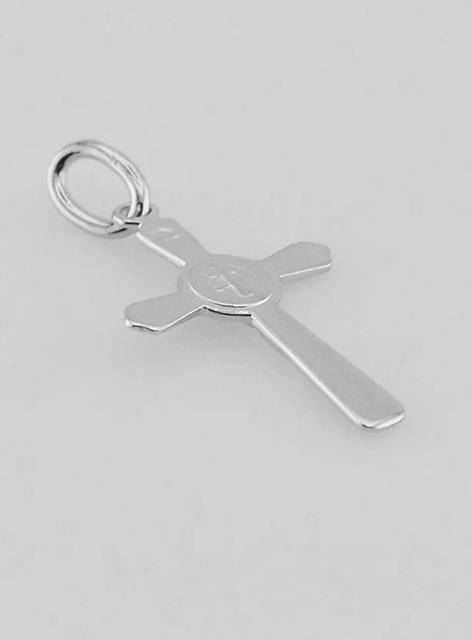 Anhänger Kreuz des Heiligen Benedikt aus Silber – 22mm (pic 4)