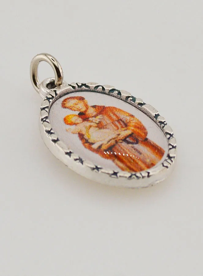 Medaille mit Gedrehtem Rand 25mm – Heiliger Antonius (pic 3)