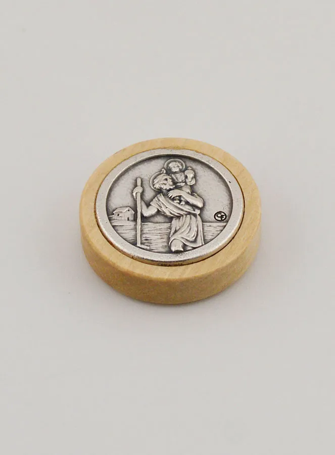 Automedaille Magnet Heiliger Christophorus – 22mm (pic 2)