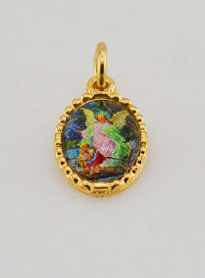 Medaille mit Gedrehtem Rand 15mm – Schutzengel (pic 2)