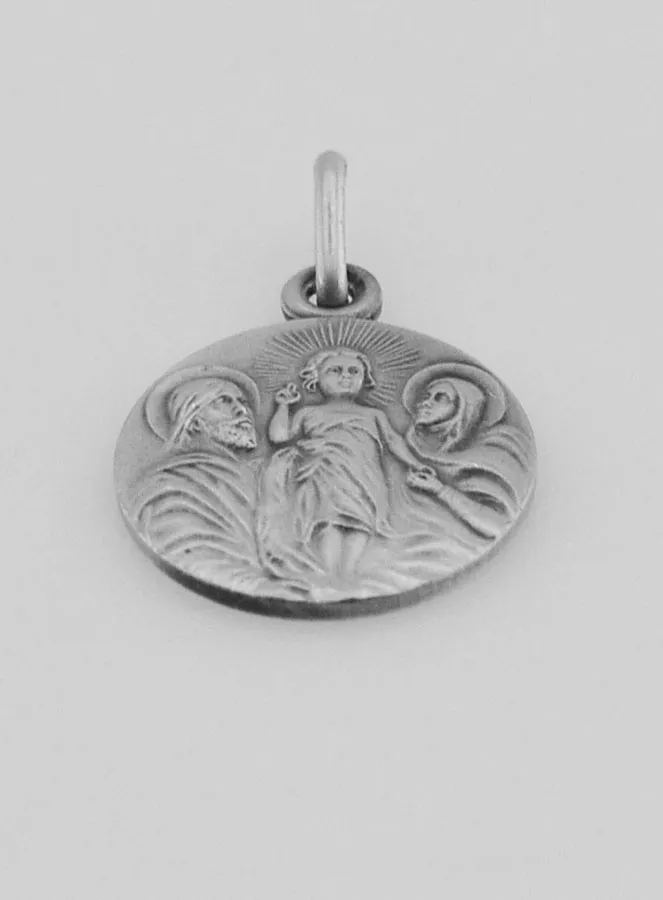 Silber Anhänger Heilige Familie  – 17mm (pic 2)