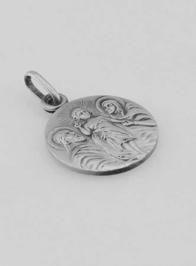Silber Anhänger Heilige Familie  – 17mm (pic 3)