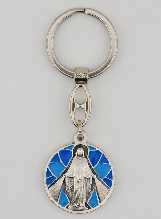 Schlüsselanhänger mit Emaille Wundertätige Madonna (pic 1)