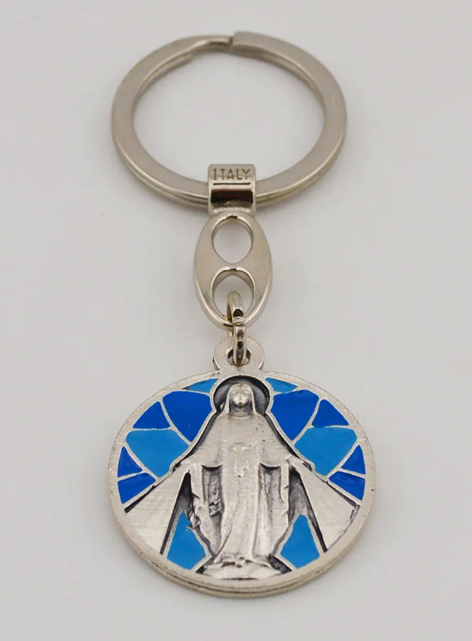 Schlüsselanhänger mit Emaille Wundertätige Madonna (pic 2)