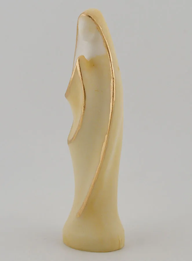 Moderne Figur Madonna aus Alabaster – 12cm (pic 2)