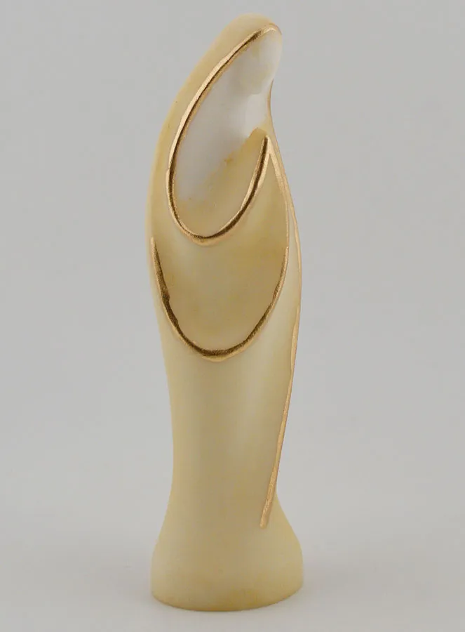 Moderne Figur Madonna aus Alabaster – 12cm (pic 3)