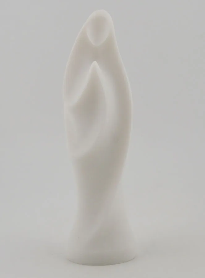 Moderne Marienstatue aus Alabaster – 12cm (pic 1)