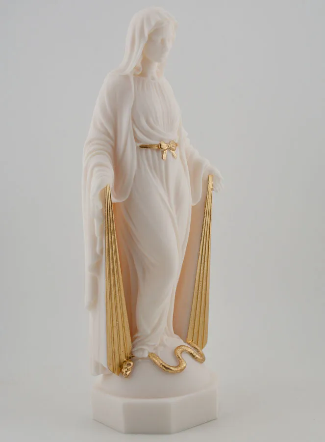 Figur Wunderbare Madonna mit Goldenen Strahlen – 23cm (pic 3)