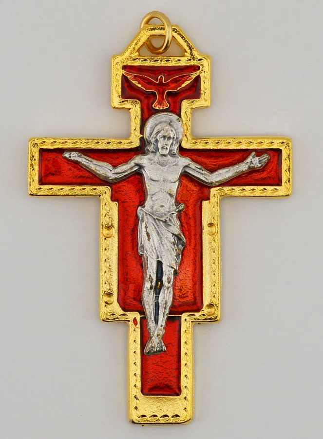 Kreuz des Heiligen Damian – Rot (pic 1)