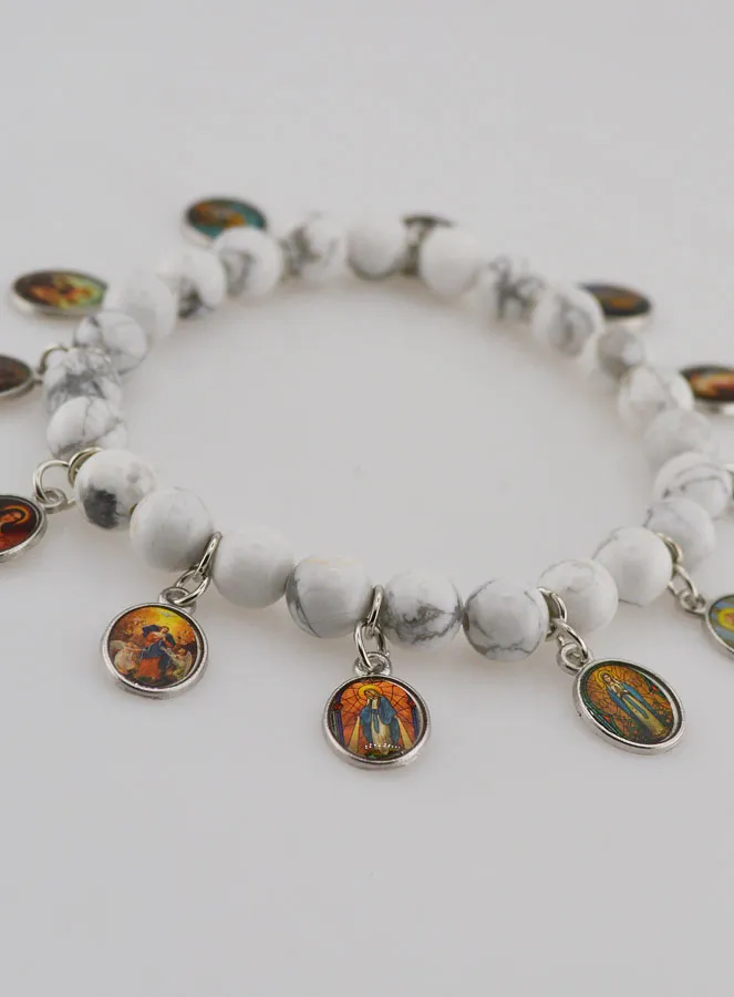 Armband der 12 Heiligen – Weisse Steine (pic 2)