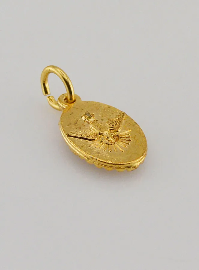 Medaille mit Gedrehtem Rand 15mm – Heiliger Christophorus (pic 4)