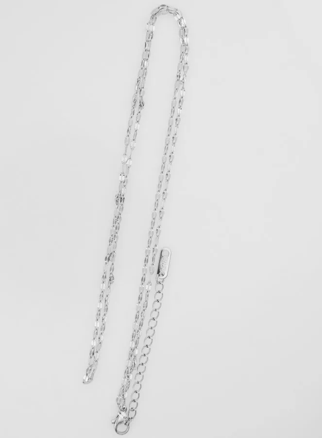 Edelstahlkette mit Sequin Pailletten Gliederung – 60cm (pic 3)