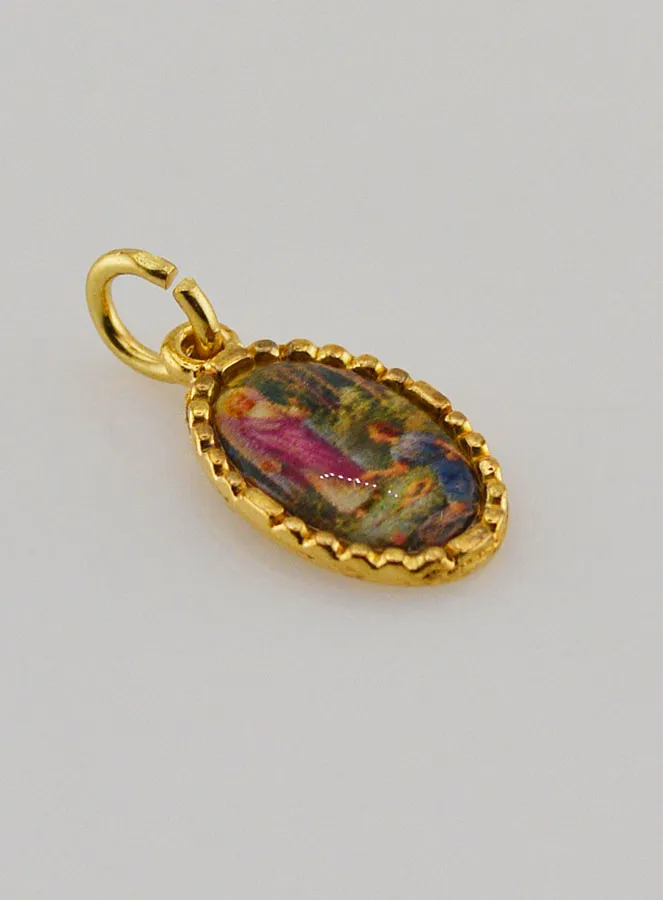 Medaille mit Gedrehtem Rand 15mm – Erzengel Raphael (pic 3)