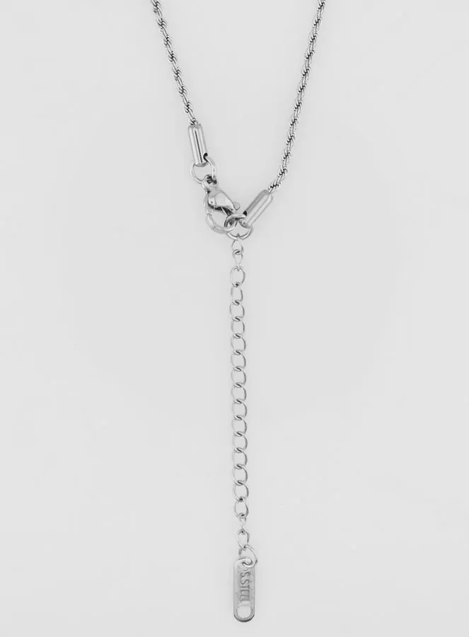 Edelstahlkette mit Gedrehten Gliederung – 50cm (pic 2)