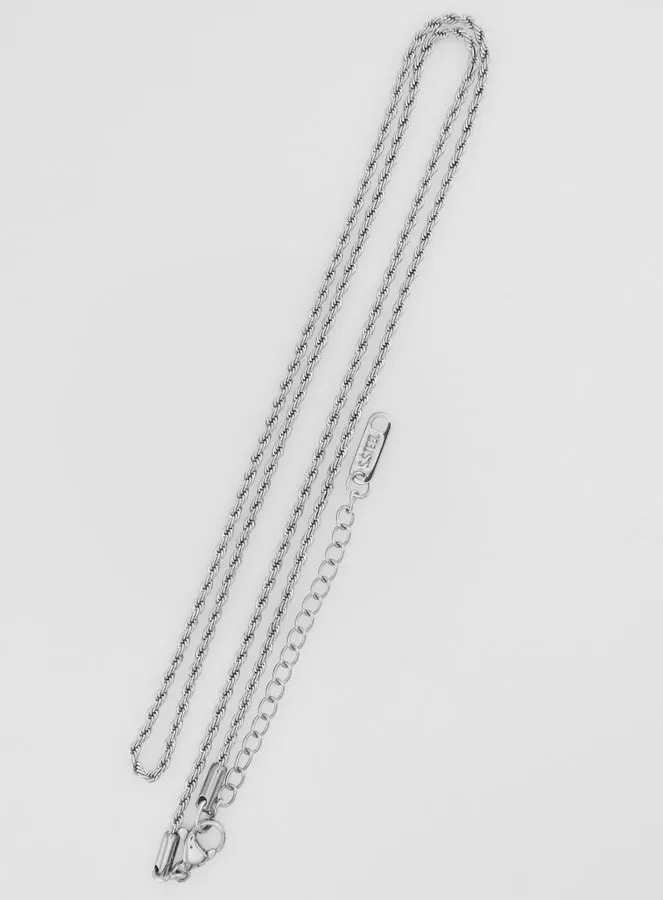 Edelstahlkette mit Gedrehten Gliederung – 50cm (pic 3)