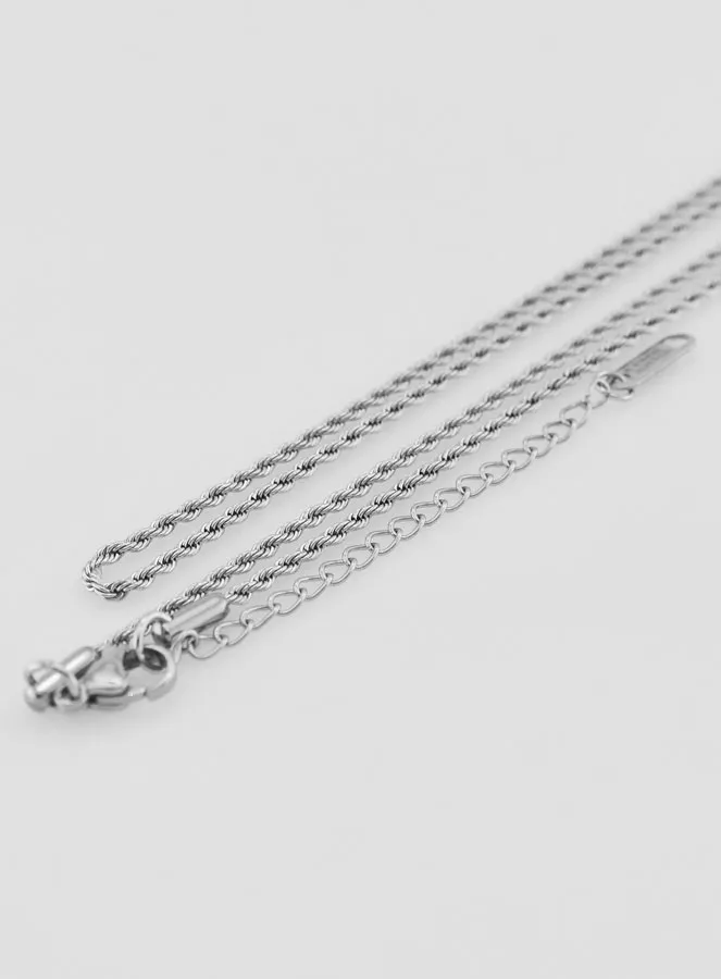 Edelstahlkette mit Gedrehten Gliederung – 50cm (pic 4)