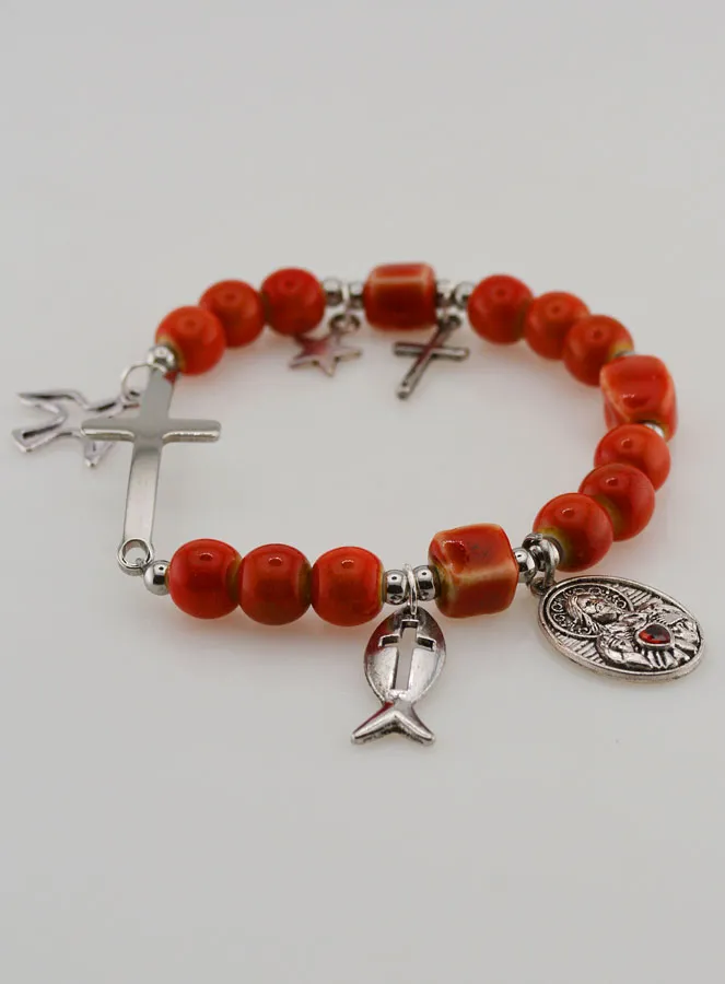 Keramik Armband – Heiligstes Herz Jesu (pic 2)