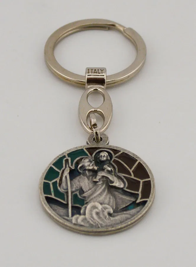 Emaille Schlüsselanhänger Sankt Christophorus (pic 2)