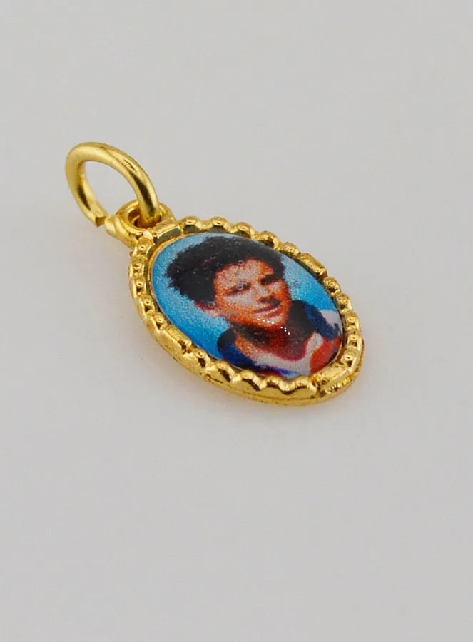 Medaille mit Gedrehtem Rand 15mm – Heiliger Carlo Acutis (pic 3)