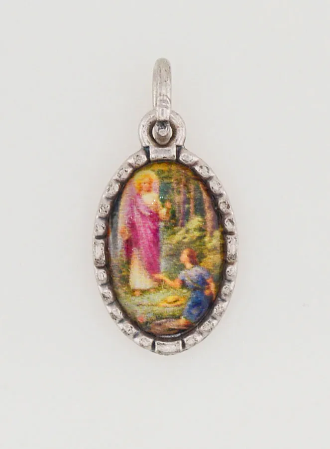 Medaille mit Gedrehtem Rand 15mm – Erzengel Raphael (pic 1)