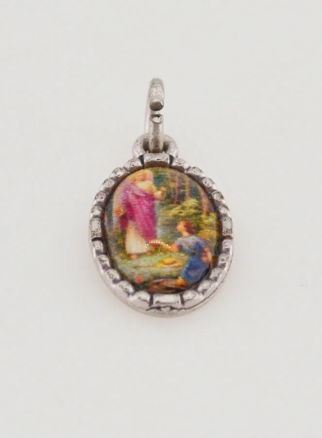Medaille mit Gedrehtem Rand 15mm – Erzengel Raphael (pic 2)