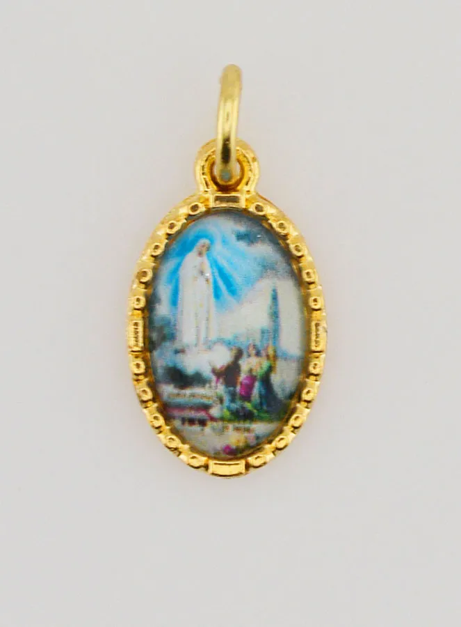 Medaille mit Gedrehtem Rand 15mm – Madonna von Fatima (pic 1)