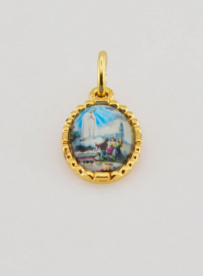 Medaille mit Gedrehtem Rand 15mm – Madonna von Fatima (pic 2)