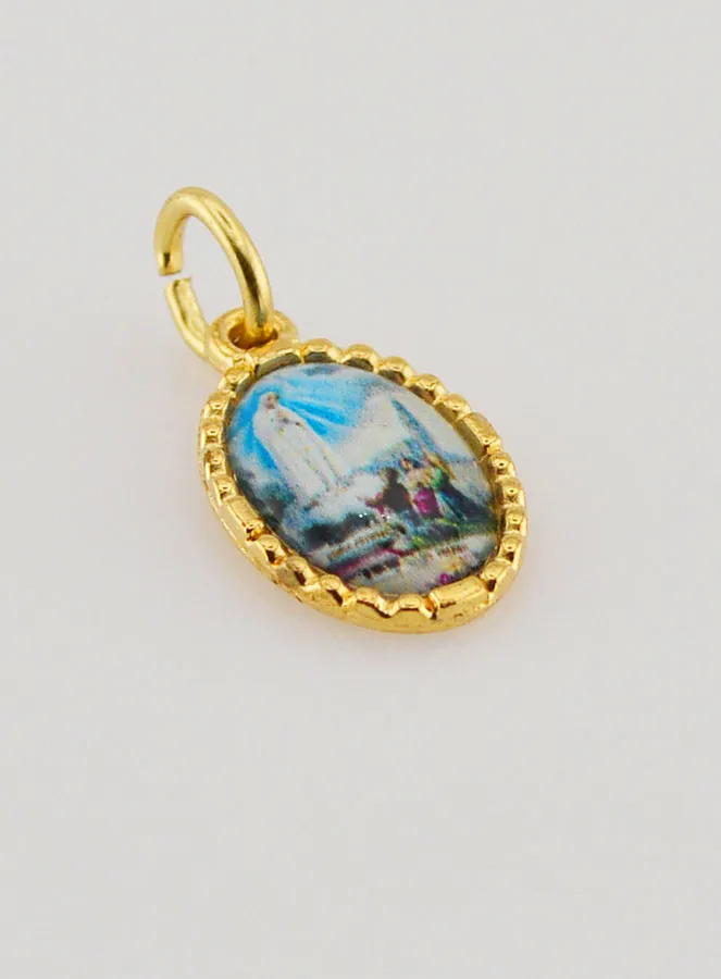 Medaille mit Gedrehtem Rand 15mm – Madonna von Fatima (pic 3)