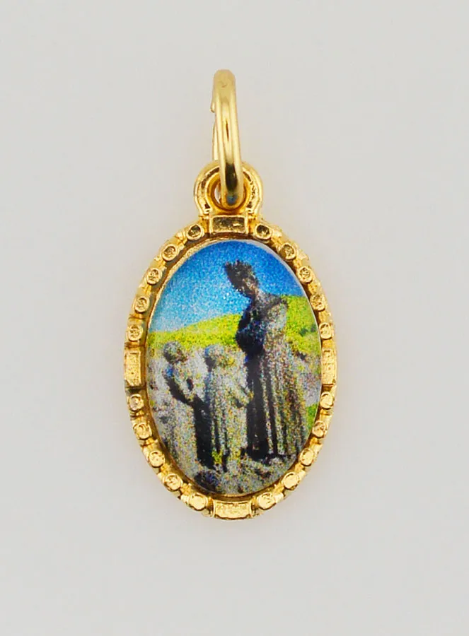Medaille mit Gedrehtem Rand 15mm – Madonna von la Salette (pic 1)
